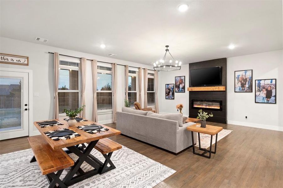 Furnished interior view inside a new home in The Arbors Midlothian, Midlothian (Image 34). Furnished interior view inside a new home in The Arbors Midlothian, Midlothian (Image 34).
