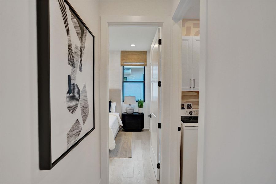 Furnished interior view inside a new home in Esprit at Avenir, Palm Beach Gardens (Image 52).