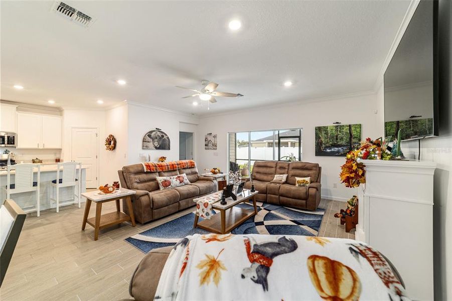 Furnished interior view inside a new home in Country Lane Estates, Williston (Image 16).