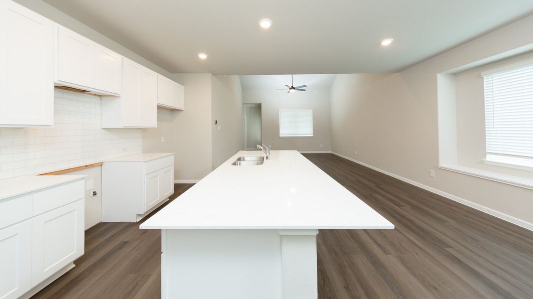 Kitchen to Family Room