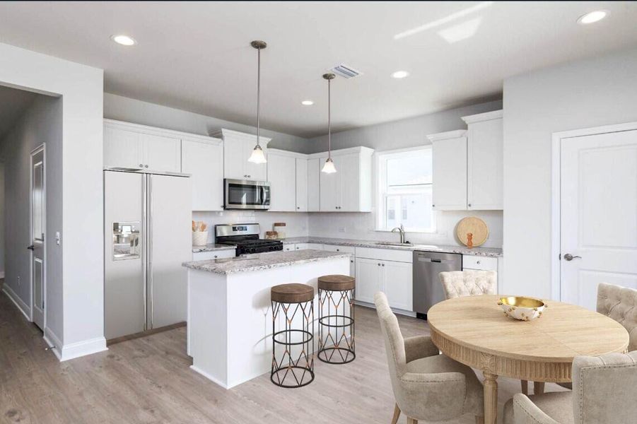 Furnished interior view inside a new home in Bradford Pointe, Summerville (Image 8).