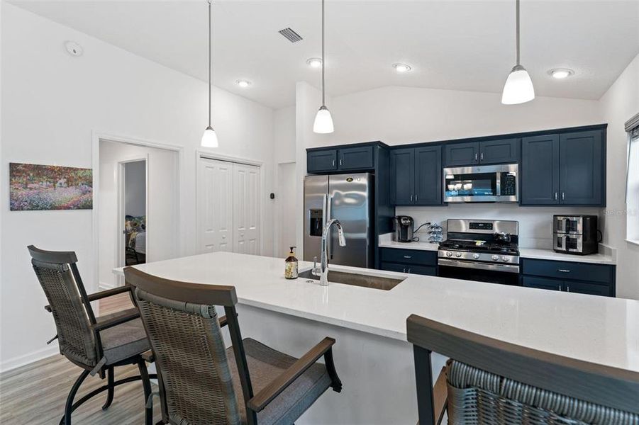 Furnished interior view inside a new home in , The Villages (Image 43).