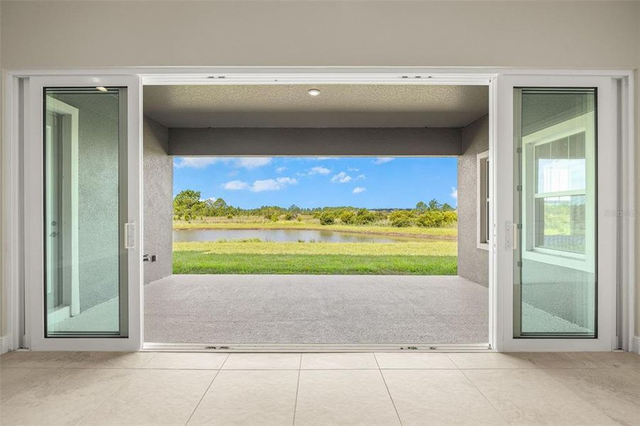 Exterior details and patio area of a home in , Zephyrhills (Image 20).