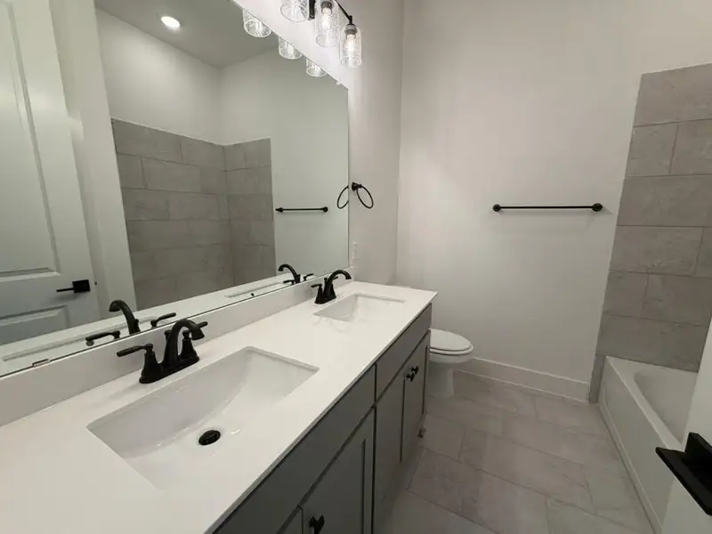 Furnished interior view inside a new home in Rocky Top, Krum (Image 8).