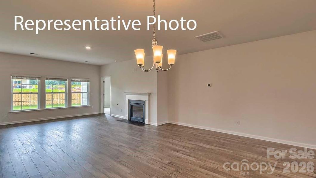 Spacious, unfurnished interior of a new home in Secrest Commons, Monroe (Image 8).