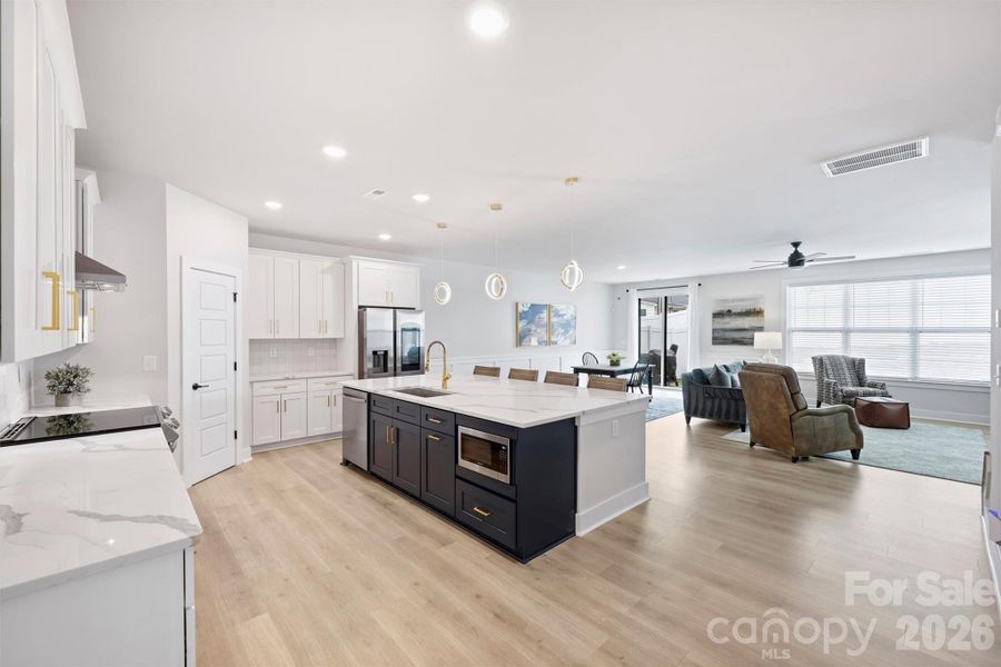 Furnished interior view inside a new home in , Charlotte (Image 39).