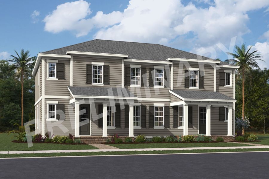 Representative exterior photo of a completed home built from the Paris by Mattamy Homes in Newfield, Palm City, FL (Image 2). Representative exterior photo of a completed home built from the Paris by Mattamy Homes in Newfield, Palm City, FL (Image 2).