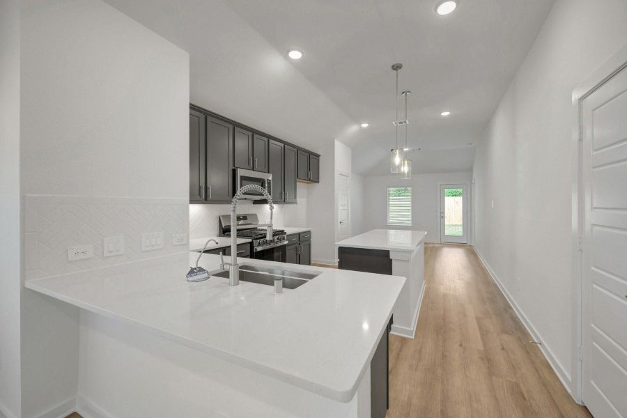 Furnished interior view inside a new home in Sorella, Tomball (Image 15).