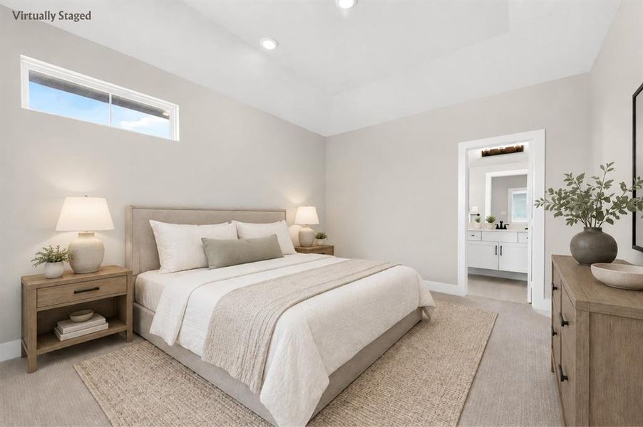 Furnished interior view inside a new home in Light Farms Graham/Reagan, Celina (Image 17).