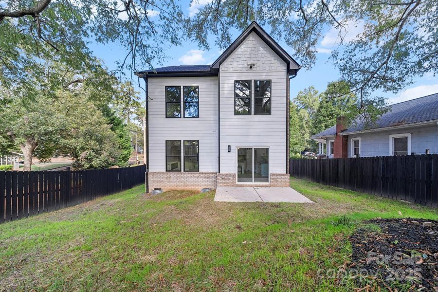 Exterior details and patio area of a home in , Albemarle (Image 2). Exterior details and patio area of a home in , Albemarle (Image 2).