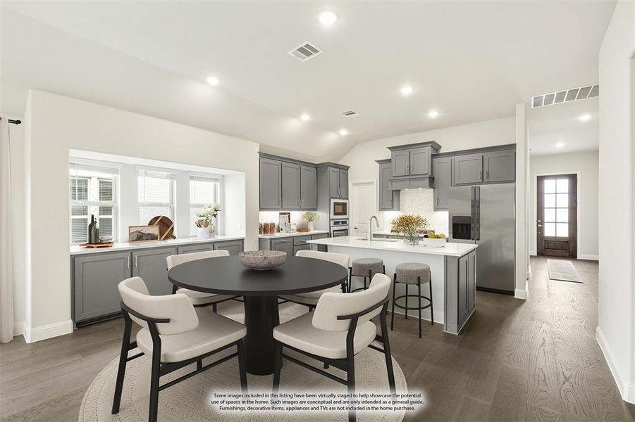 Furnished interior view inside a new home in Legacy Ranch Classic 55, Melissa (Image 5). Furnished interior view inside a new home in Legacy Ranch Classic 55, Melissa (Image 5).