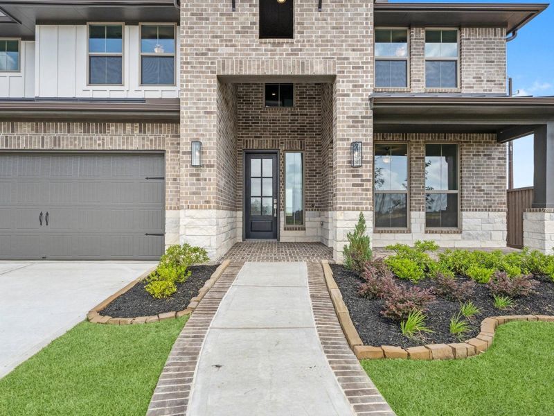 8 ft. Entry Door and Charming Front Porch 8 ft. Entry Door and Charming Front Porch