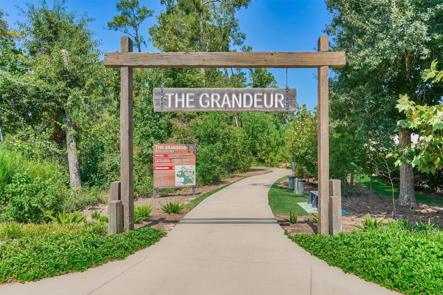 .5 miles to the entrance to The Grandeur trails - hike authentic nature trails under a cooling canopy of dense forest.