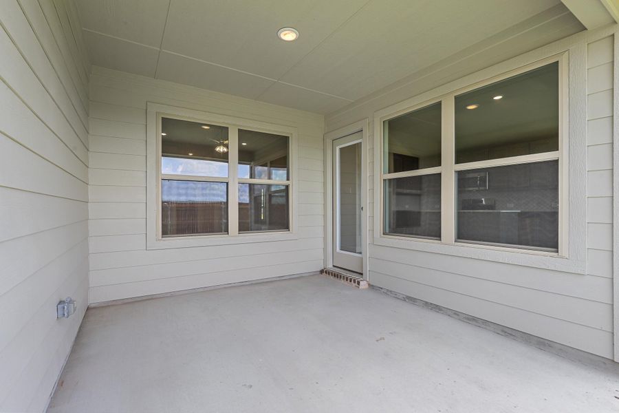 Representative exterior details of a home built from the Cambria I by Cheldan Homes in Sunset Ridge, Keene (Image 37). Representative exterior details of a home built from the Cambria I by Cheldan Homes in Sunset Ridge, Keene (Image 37).