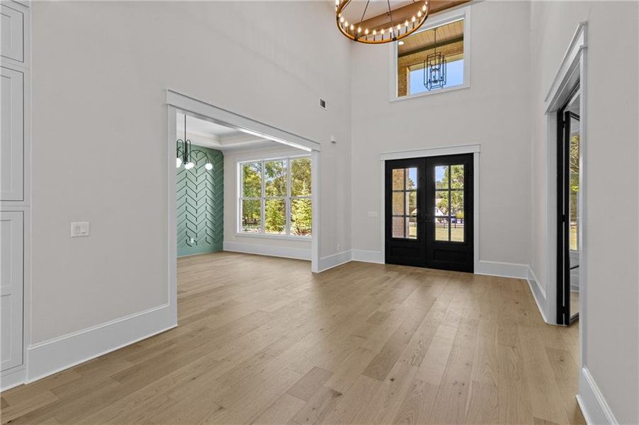 Spacious, unfurnished interior of a new home in , Monroe (Image 80).