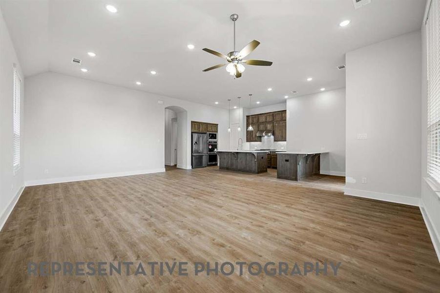 Spacious, unfurnished interior of a new home in Wildflower Ranch, Dish (Image 12).