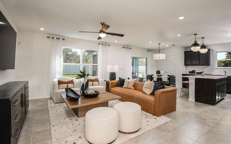 Furnished interior view inside a new home in Spencer Glen, Riverview (Image 7).