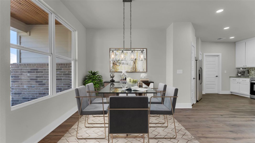 Furnished interior view inside a new home in , Kingsland (Image 9).