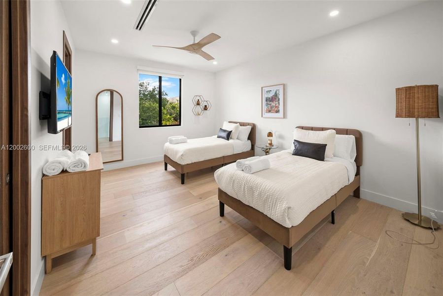 Furnished interior view inside a new home in , Miami (Image 16).