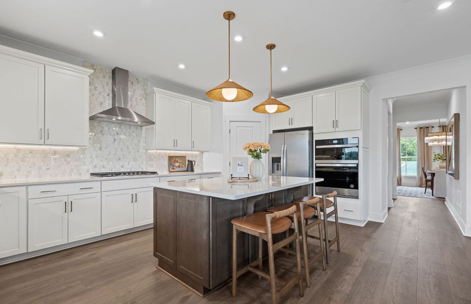 Representative furnished interior of a home built from the Monroe by Pulte Homes in Bleckley Station, Ball Ground (Image 4).