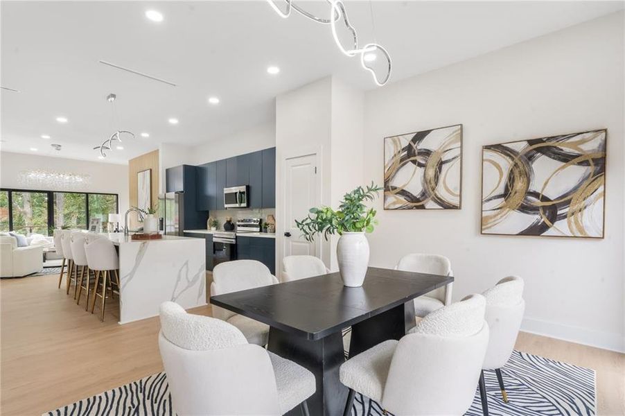 Furnished interior view inside a new home in , Decatur (Image 30).