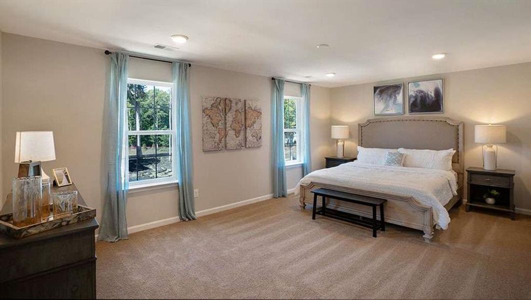 Furnished interior view inside a new home in Jackson Landing, Jefferson (Image 5).