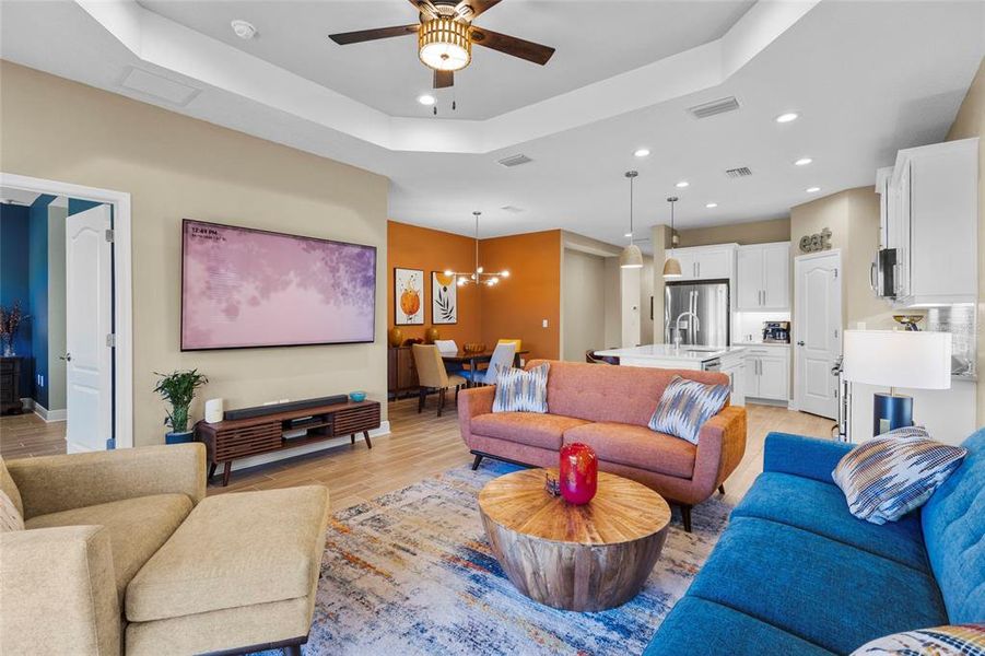 Furnished interior view inside a new home in , Nokomis (Image 11).
