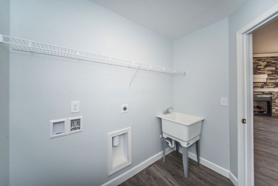 Representative furnished interior of a home built from the Franklin by Enchanted Homes in Fall Creek, Inman (Image 10). Representative furnished interior of a home built from the Franklin by Enchanted Homes in Fall Creek, Inman (Image 10).