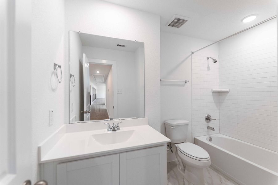 Furnished interior view inside a new home in Colony at Pinehurst, Pinehurst (Image 6).