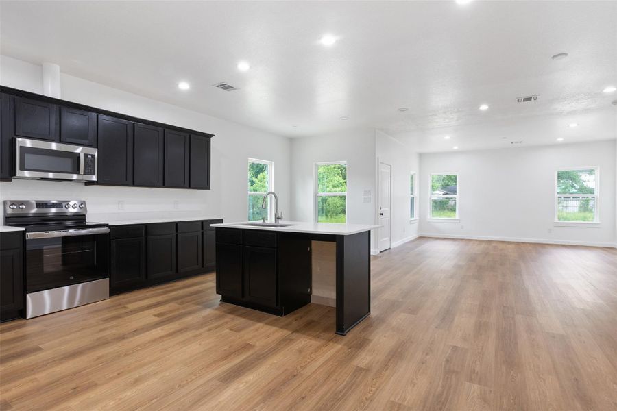Furnished interior view inside a new home in , Splendora (Image 6).