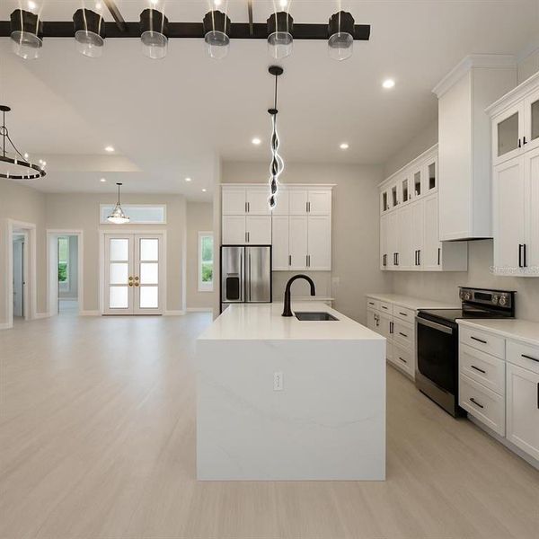 Furnished interior view inside a new home in , Rotonda West (Image 12).