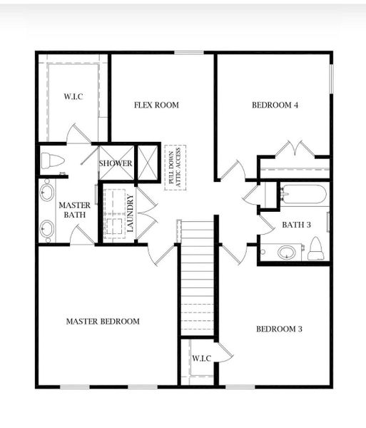 2D floor plan layout of this home in , La Marque, TX (Image 5). 2D floor plan layout of this home in , La Marque, TX (Image 5).