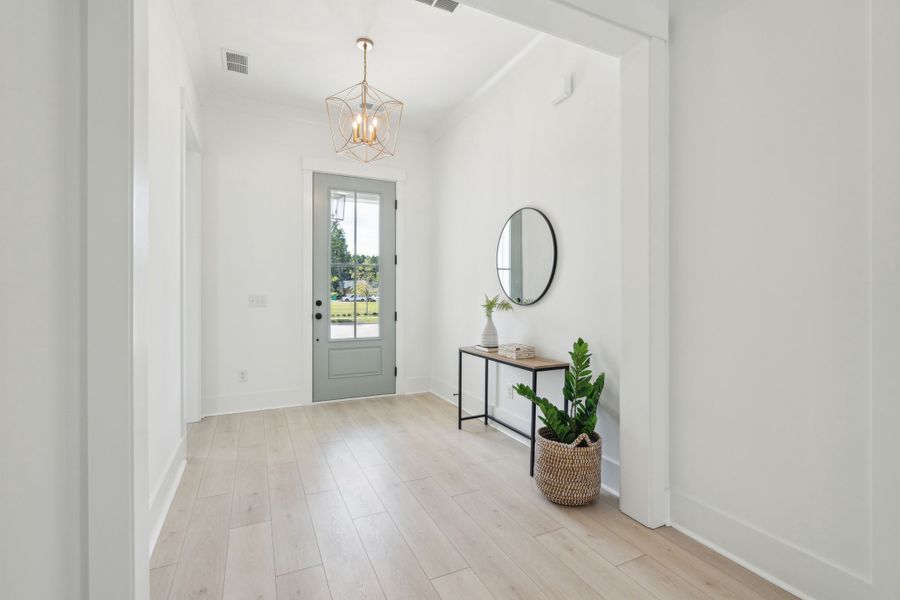Representative furnished interior of a home built from the Hutchinson (Two-Story) by Homes by Dickerson in Nexton, Summerville (Image 8).