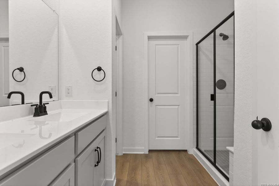 Furnished interior view inside a new home in The Wilder, Adkins (Image 5).