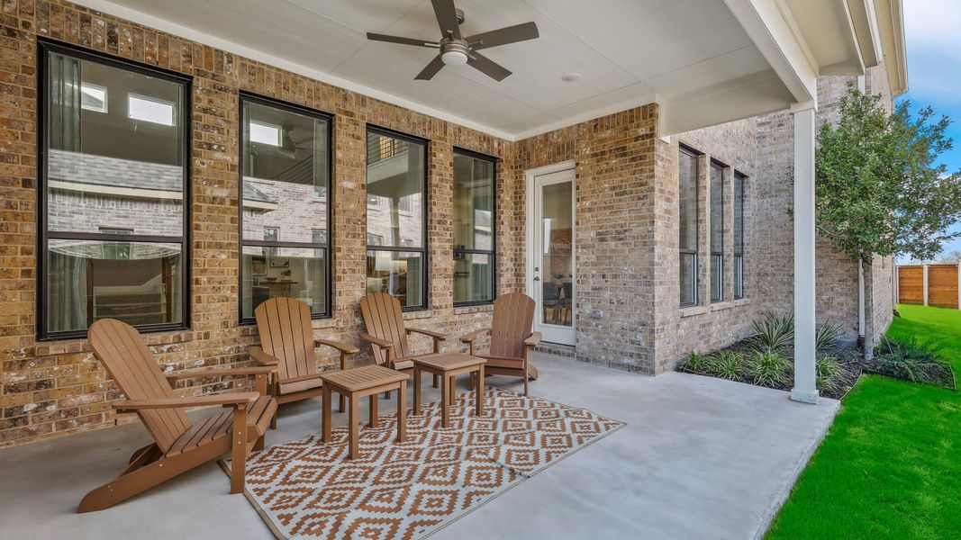 Furnished interior view inside a new home in Solterra Texas, Mesquite (Image 35).