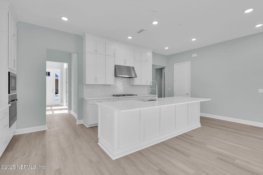 Furnished interior view inside a new home in Seabrook Village at Seabrook, Nocatee (Image 8). Furnished interior view inside a new home in Seabrook Village at Seabrook, Nocatee (Image 8).