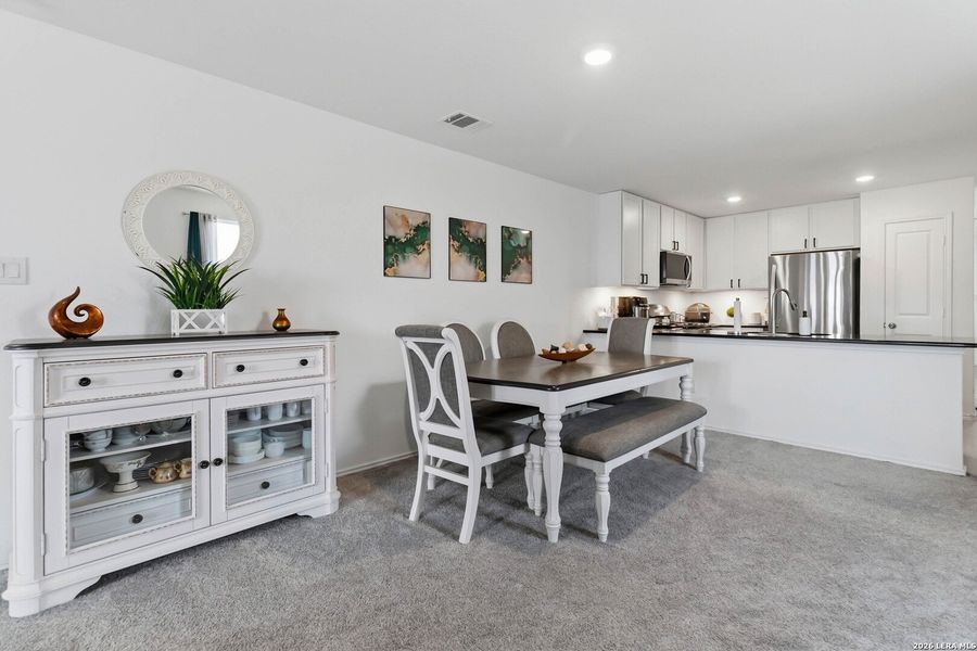 Furnished interior view inside a new home in Knox Ridge, Converse (Image 7).