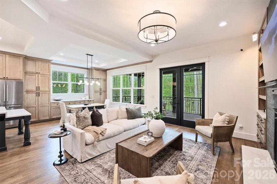 Furnished interior view inside a new home in , Charlotte (Image 34).