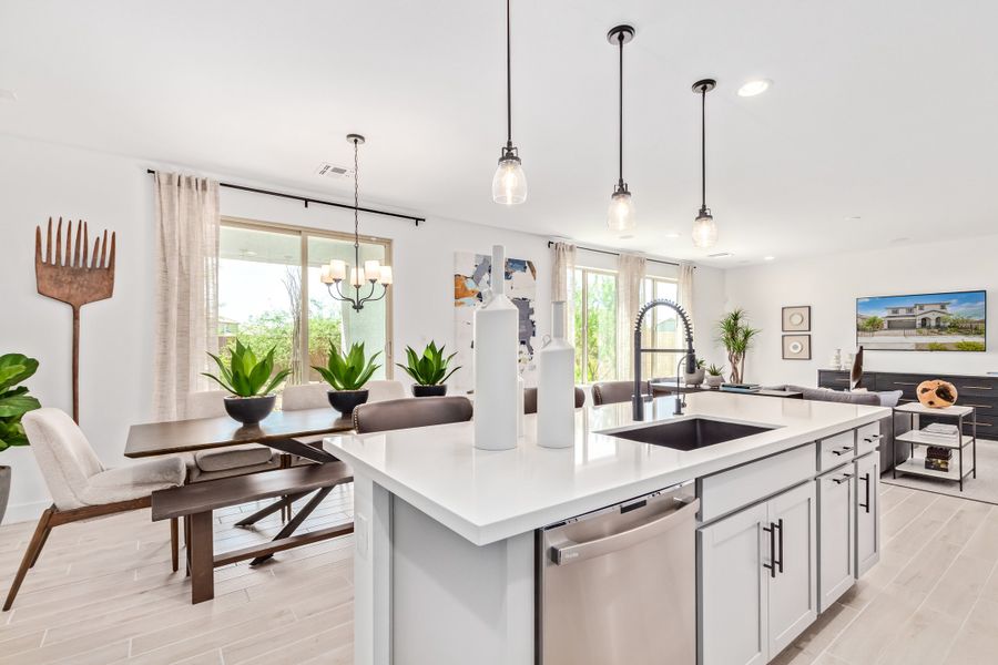 Furnished interior view inside a new home in Rancho Mercado, Surprise (Image 6).