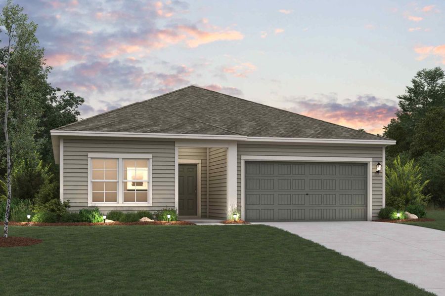 Representative exterior photo of a completed home built from the Sutherland by Century Communities in MiraVerde, Crowley, TX (Image 1).