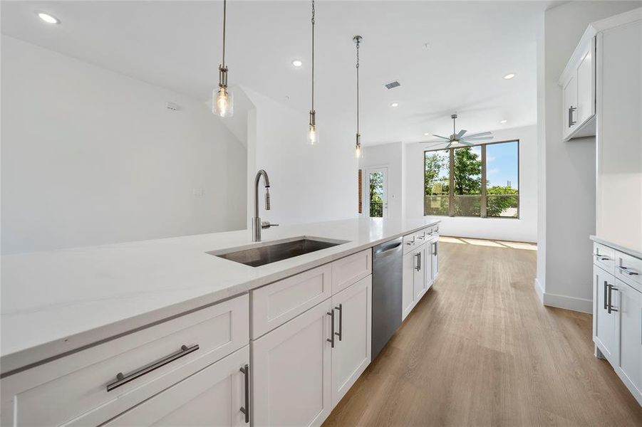 Furnished interior view inside a new home in , Farmers Branch (Image 11).