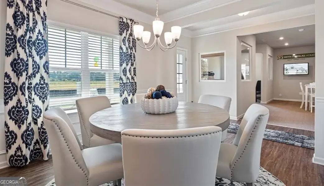 Furnished interior view inside a new home in Bryson Farms, Byron (Image 26).