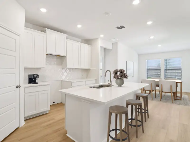 Furnished interior view inside a new home in Remington Ranch, San Antonio (Image 5).