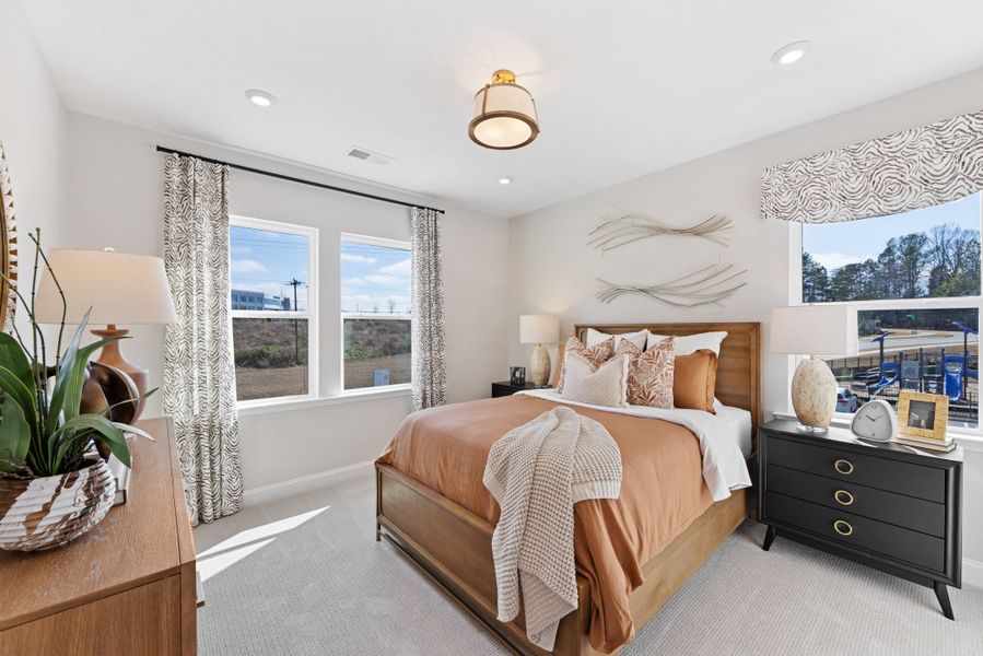 Representative furnished interior of a home built from the Knight by Tri Pointe Homes in Southbridge, Fort Mill (Image 37).