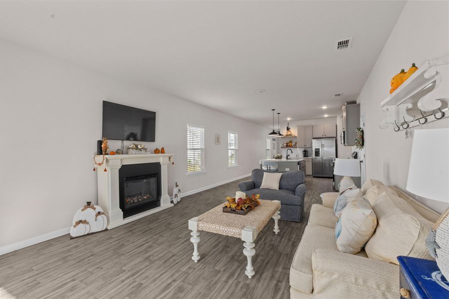 Furnished interior view inside a new home in K. Hovnanian's® Four Seasons at Lakes of Cane Bay, Summerville (Image 12). Furnished interior view inside a new home in K. Hovnanian's® Four Seasons at Lakes of Cane Bay, Summerville (Image 12).