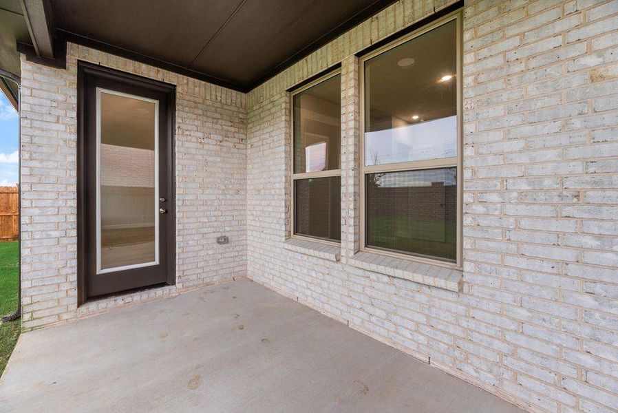 Exterior details and patio area of a home in Sutton Fields, Celina (Image 17). Exterior details and patio area of a home in Sutton Fields, Celina (Image 17).