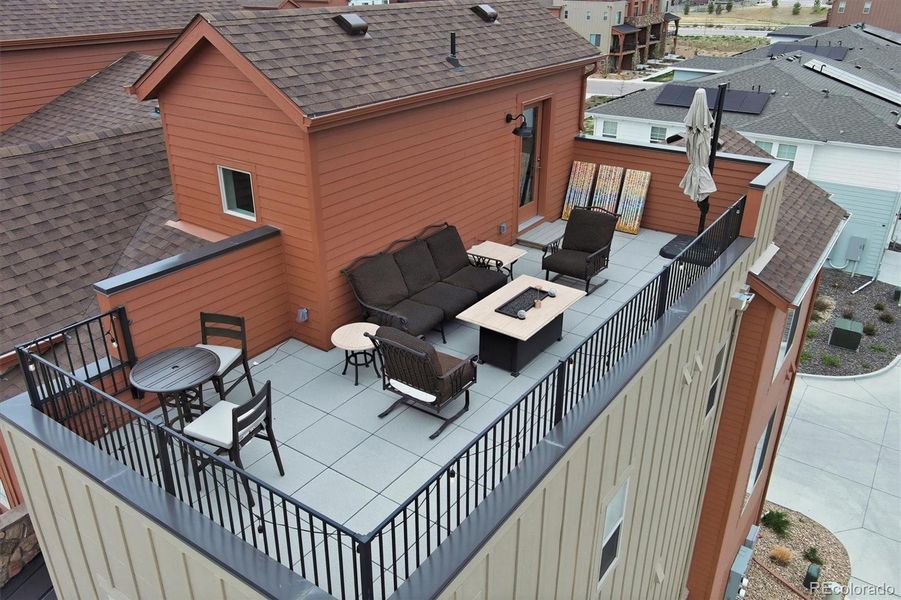 Exterior details and patio area of a home in , Littleton (Image 24).
