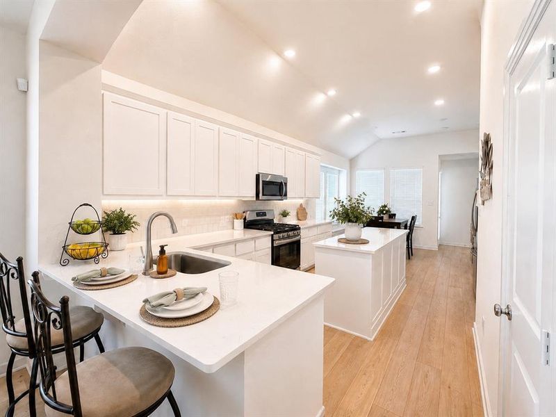 Furnished interior view inside a new home in Bel Air Village, Sherman (Image 13). Furnished interior view inside a new home in Bel Air Village, Sherman (Image 13).