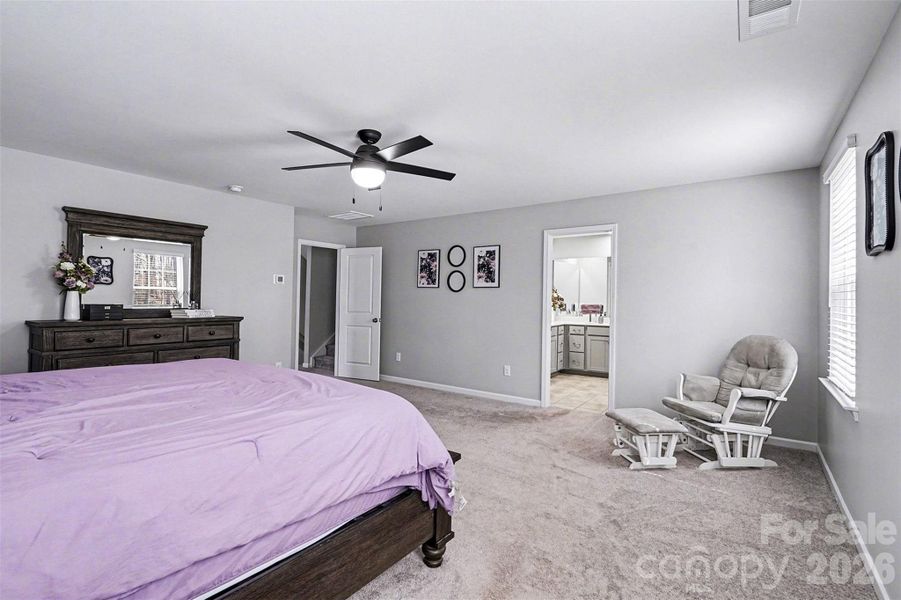 Furnished interior view inside a new home in Falls Cove at Lake Norman, Troutman (Image 14).