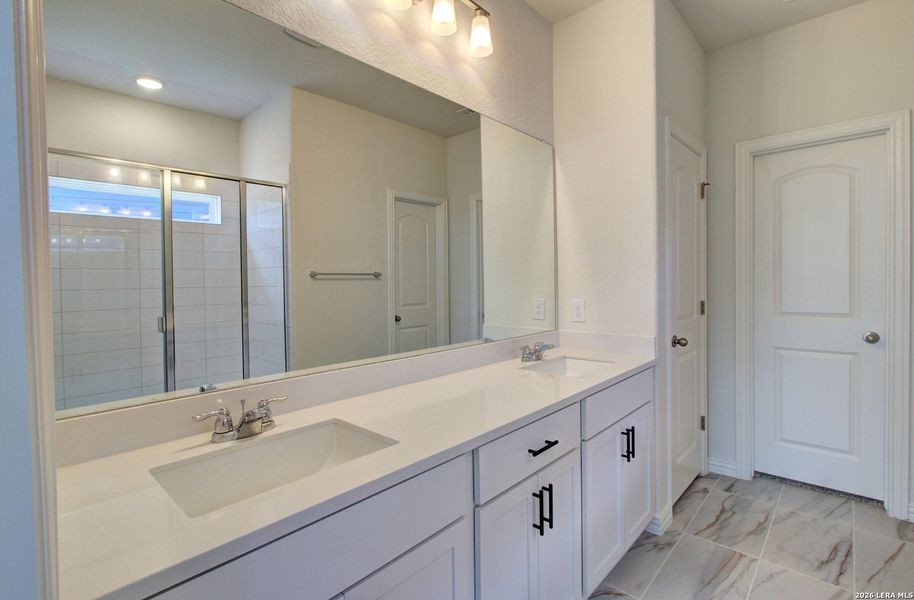 Furnished interior view inside a new home in Casinas at Gruene, New Braunfels (Image 4).